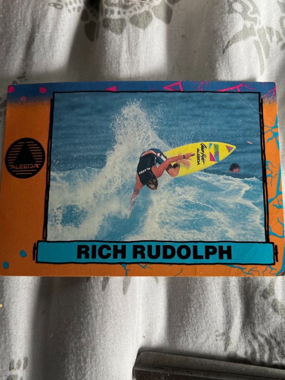 Astroboyz 1987 Rich Rudolph Surf Trading Card Vintage Pro Surfer Collectible